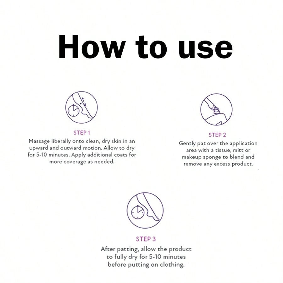 Advanced Body Concealer - Makeup Set, Waterproof Leg And Body Makeup - Tattoo Concealer