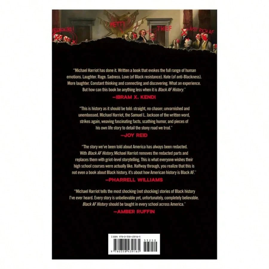 Black AF History: The Un-Whitewashed Story Of America By Michael Harriot [Hardback Book]