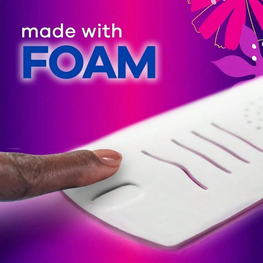 Always Radiant Flexfoam Pads For Women Size 5 Extra Heavy Overnight Absorbency With Wings Scented