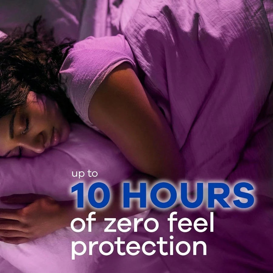 Always Radiant Flexfoam Pads For Women Size 5 Extra Heavy Overnight Absorbency With Wings Scented