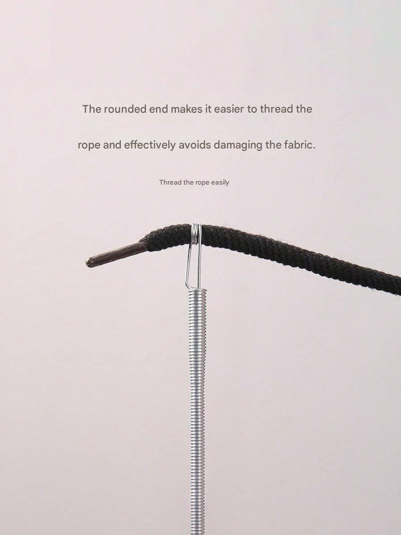 Bendable Guide Tip Drawstring Tool Multifunctional Spring Loaded Inserter For Clothing Elastic Bands