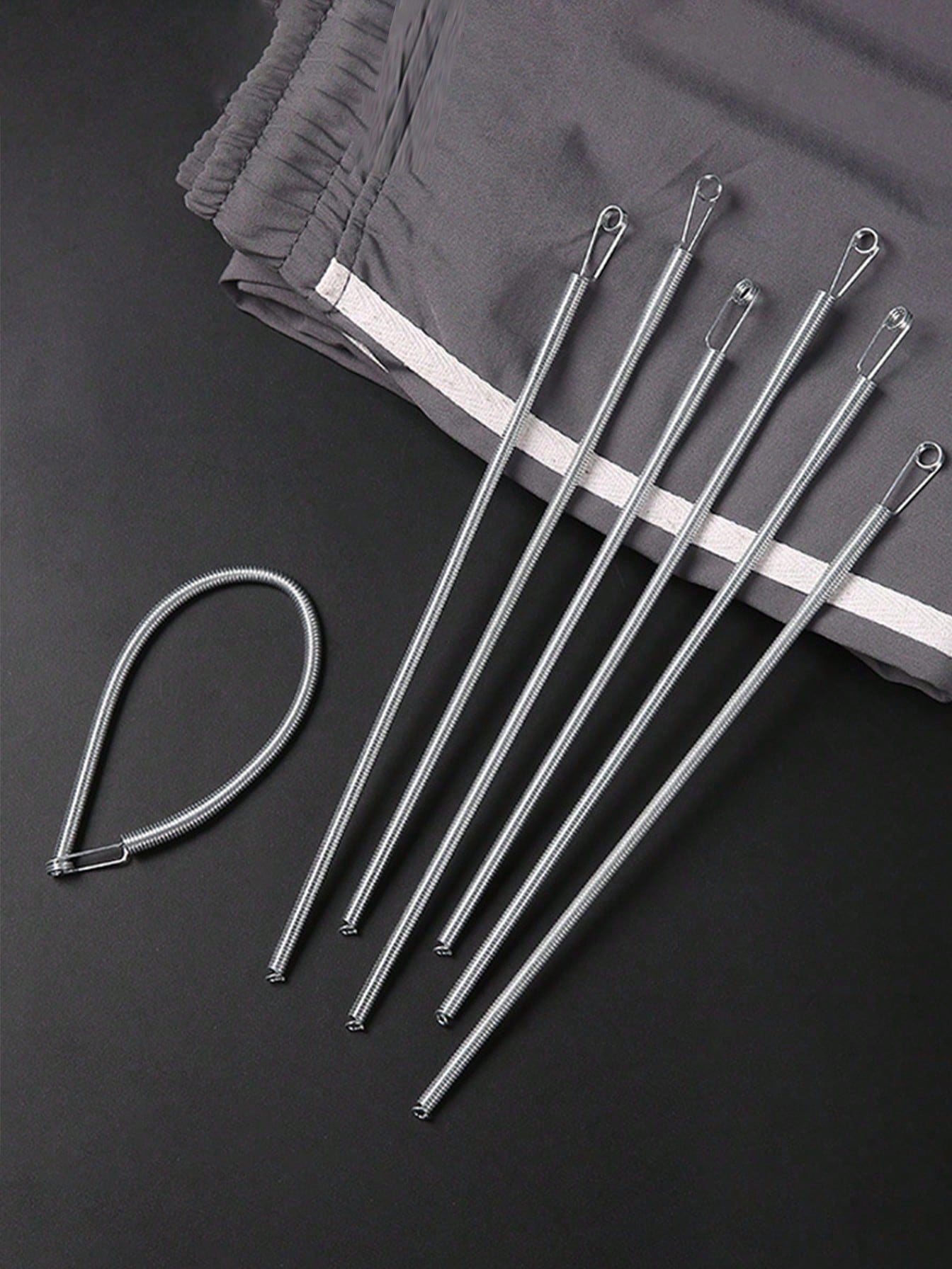 Bendable Guide Tip Drawstring Tool Multifunctional Spring Loaded Inserter For Clothing Elastic Bands