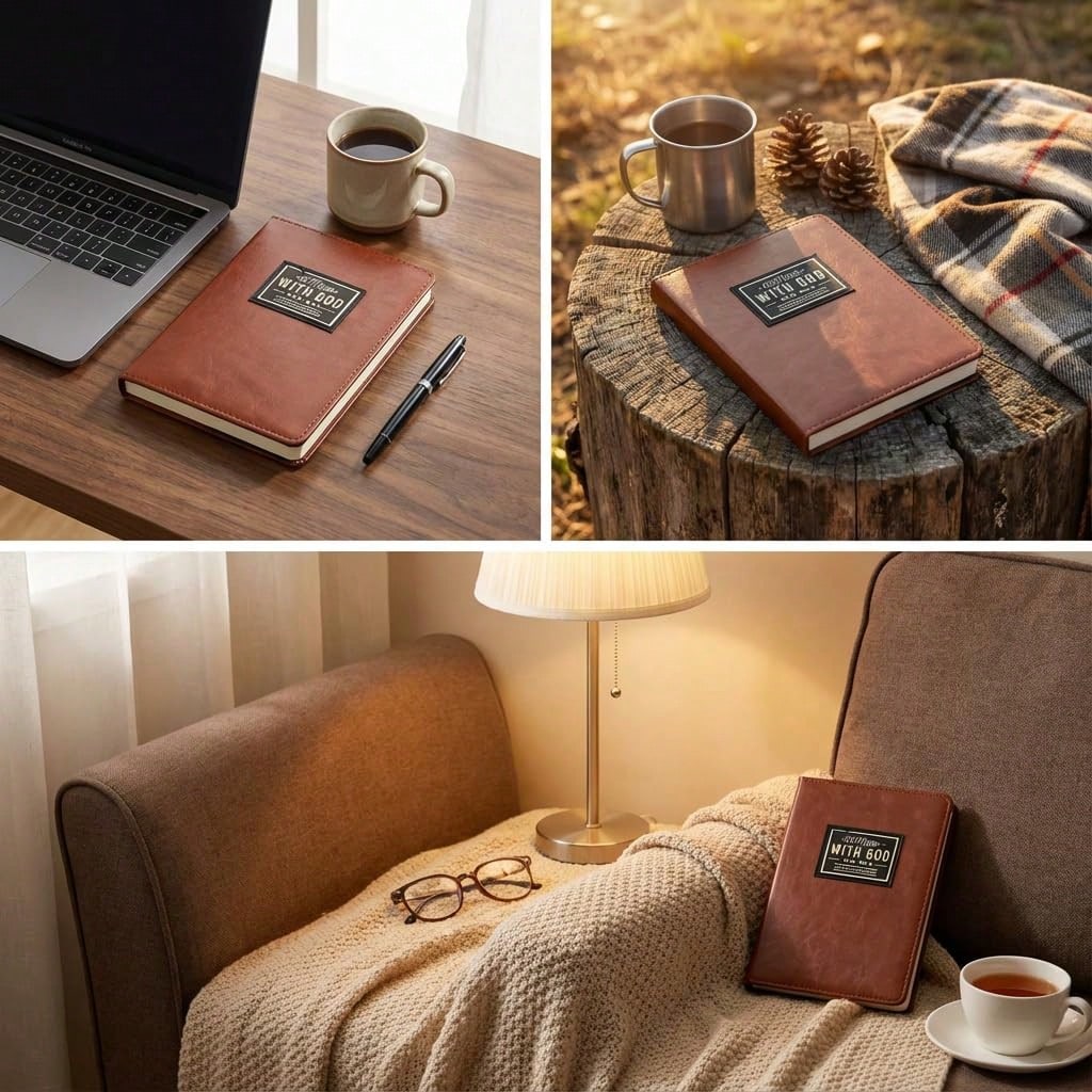 1PC One Minute With God For Men Study Planner, 365 Days Of Daily Prayer Spiritual Reflection Learning Plan Book, As A Thoughtful Gift For Holidays, Birthdays, Halloween, Christmas, Or New Year, Supporting Spiritual Growth Fast Shipping Woldwide