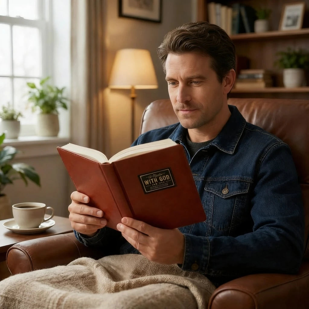 1PC One Minute With God For Men Study Planner, 365 Days Of Daily Prayer Spiritual Reflection Learning Plan Book, As A Thoughtful Gift For Holidays, Birthdays, Halloween, Christmas, Or New Year, Supporting Spiritual Growth Fast Shipping Woldwide