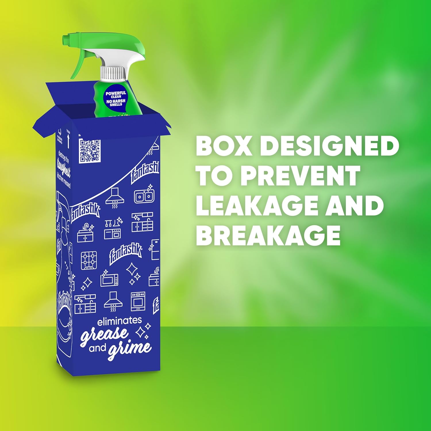 Click to see full view Fantastik All Purpose Cleaner, Multipurpose Surface Cleaner & Kitchen Grease Removal, Packaging Designed to Prevent Leakage and Breakage, Fresh Scent, 32 Fl Oz