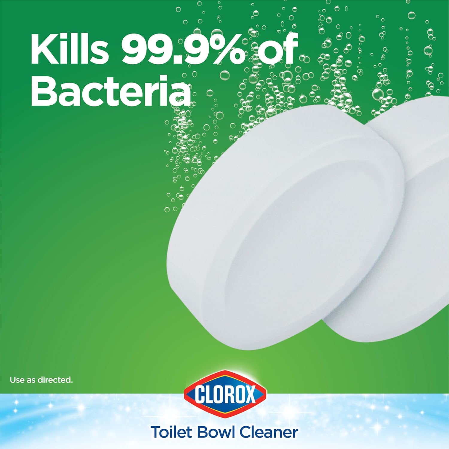 Clorox Ultra Clean Toilet Tablets Bleach 4 Count, 3.5 Ounces Each (Package May Vary)