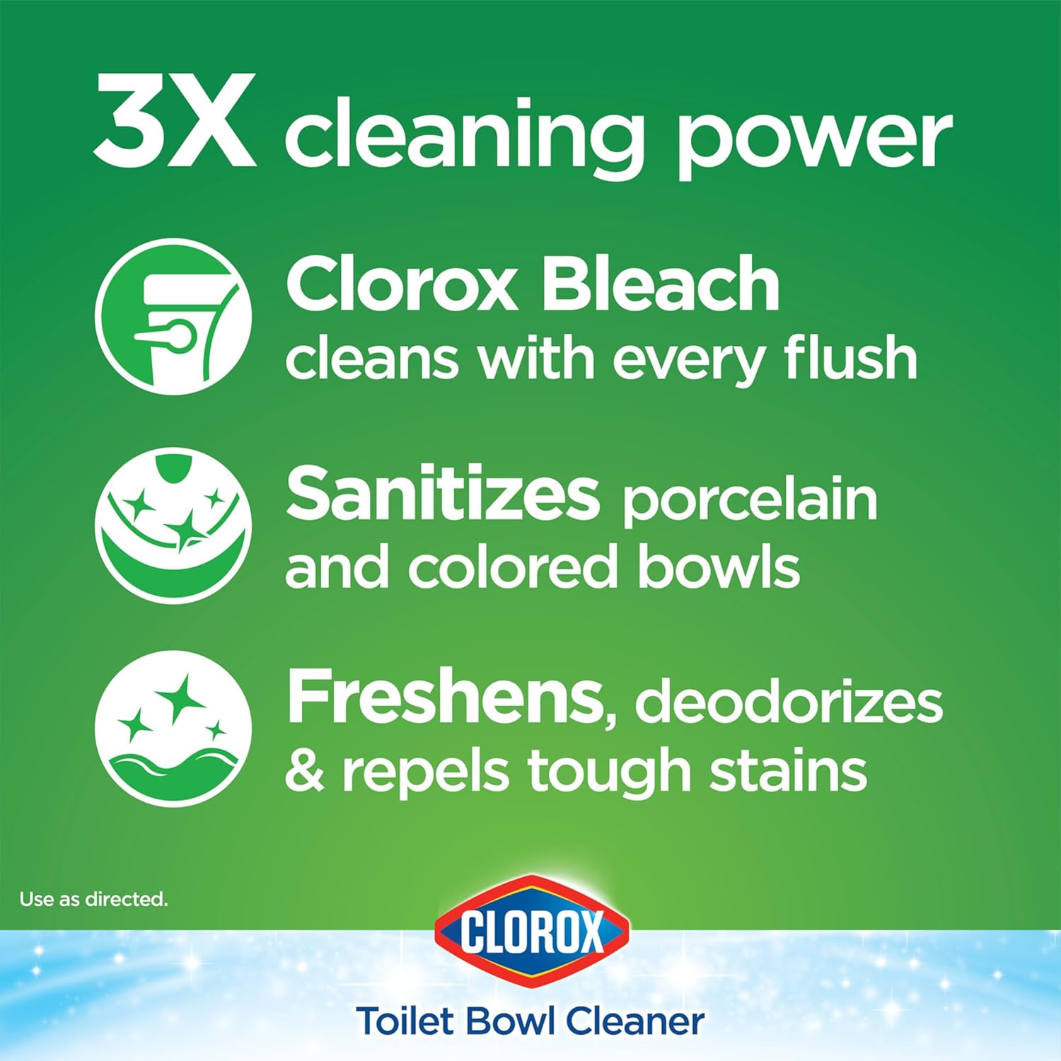 Clorox Ultra Clean Toilet Tablets Bleach 4 Count, 3.5 Ounces Each (Package May Vary)