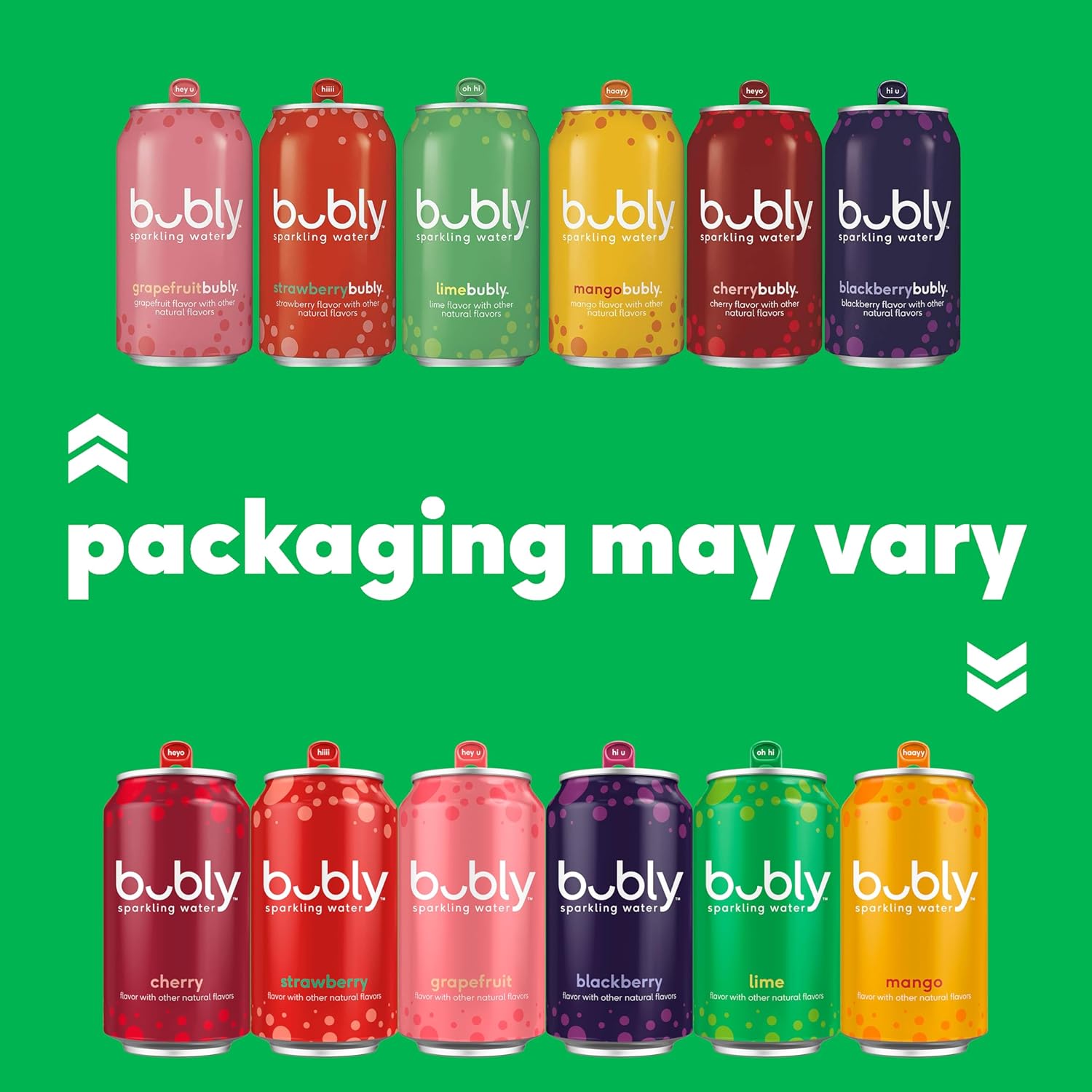 bubly Sparkling Water, Mango, 12 Fl Oz Cans (Pack of 8)